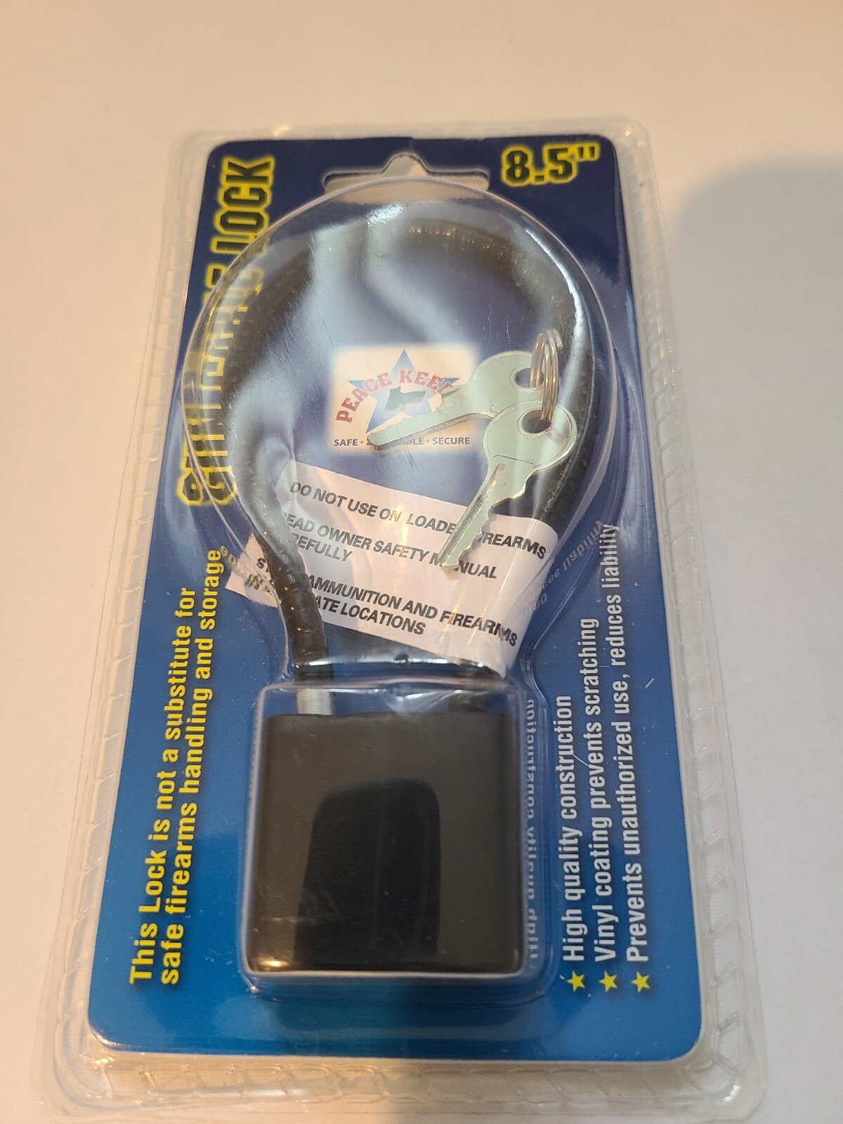 Gun Lock With Keys new in packaging. FREE SHIPPING.