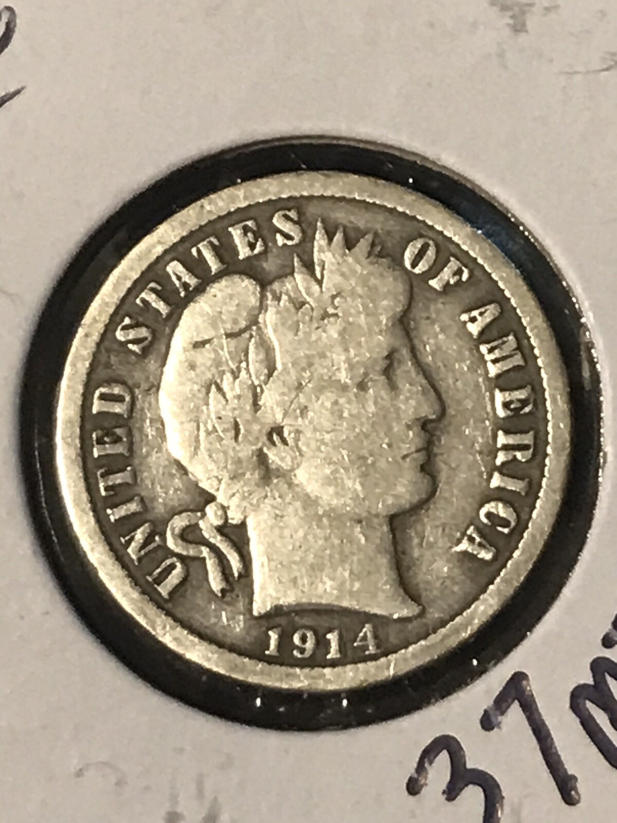 1914 Barber Dime