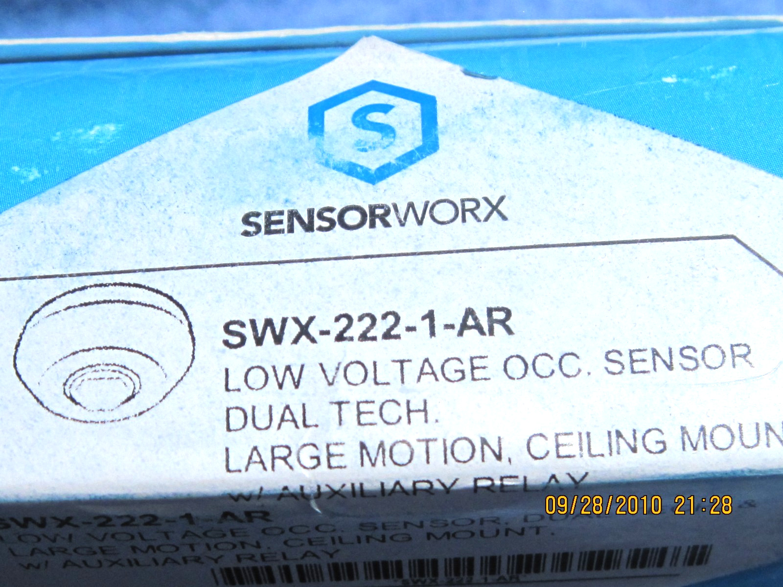 NEW Sensorworx SWX-222-1 Low Voltage Ceiling Mount Occupancy Sensor FREE SHIP!!!
