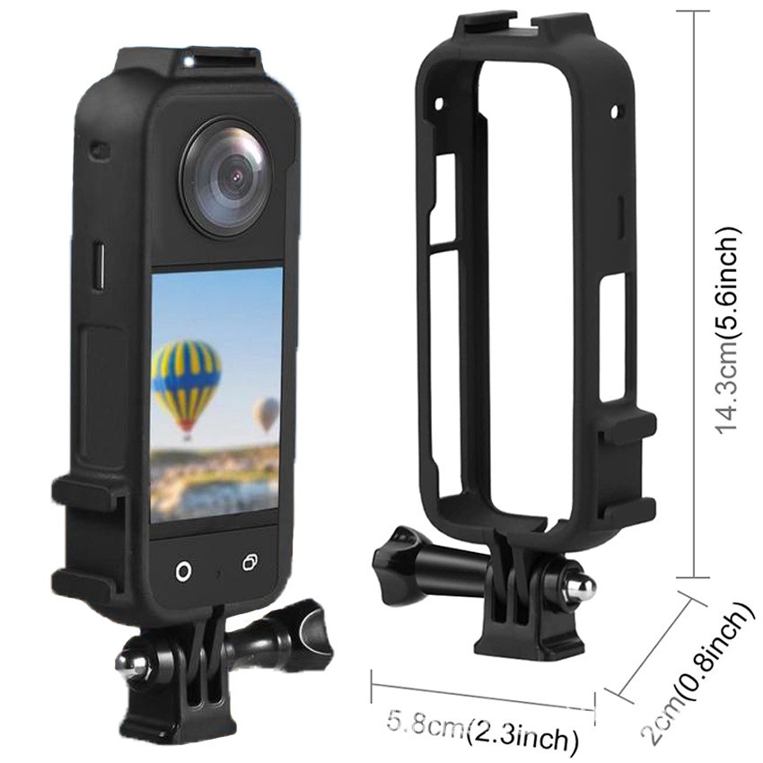 Cold Boot Frame Lens Protective Cover For Insta360 One X3 Panoramic Sport Camera