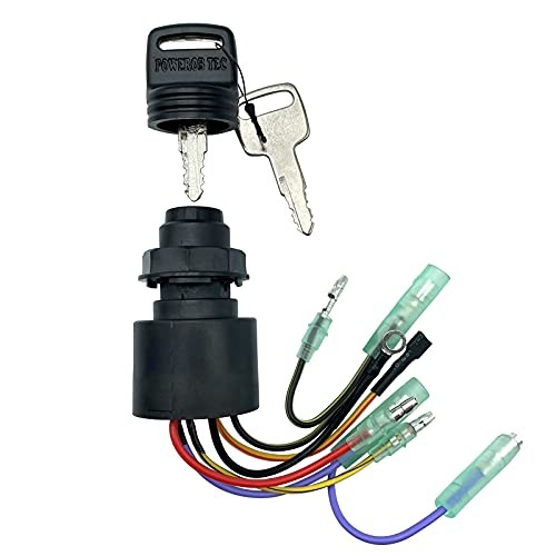 Boat Ignition Switch with Key Replacement for Mercury Mariner Outboard Motor