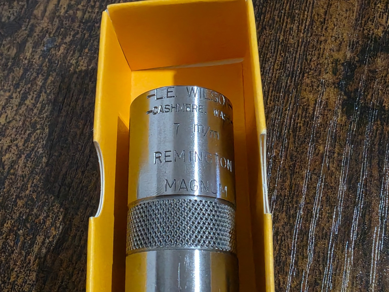 L.E. WILSON 7mm Rem Mag Adjustable Case Gage PN# CGA-7RMM