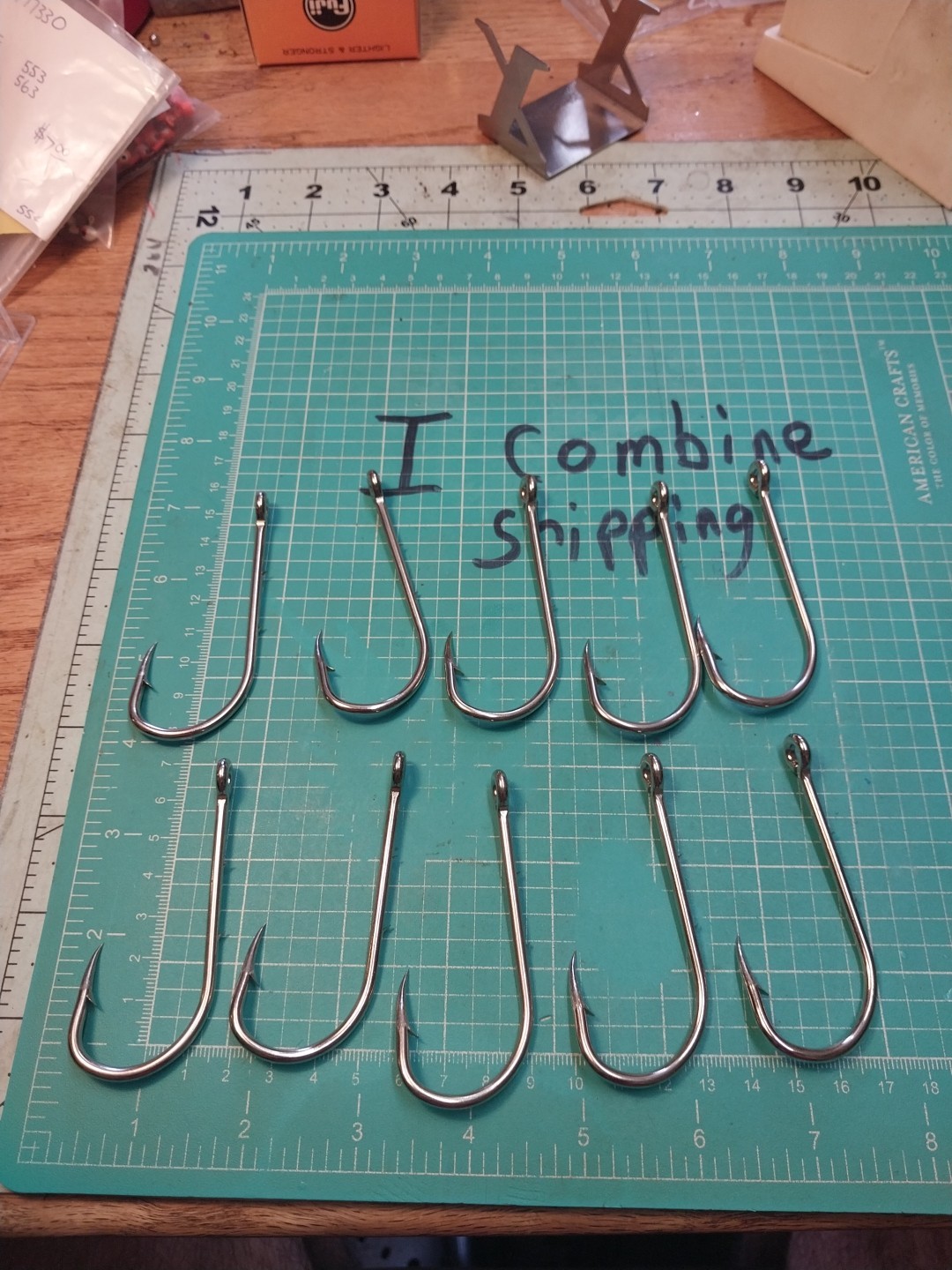 Eagle Claw Nickel 10/0 Tuff Hooks New