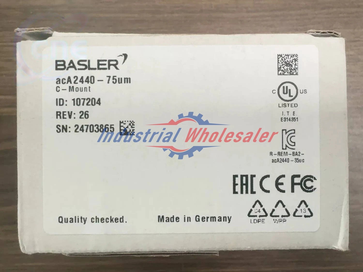 1PC New BASLER acA2440-75um industrial camera 1 year warranty