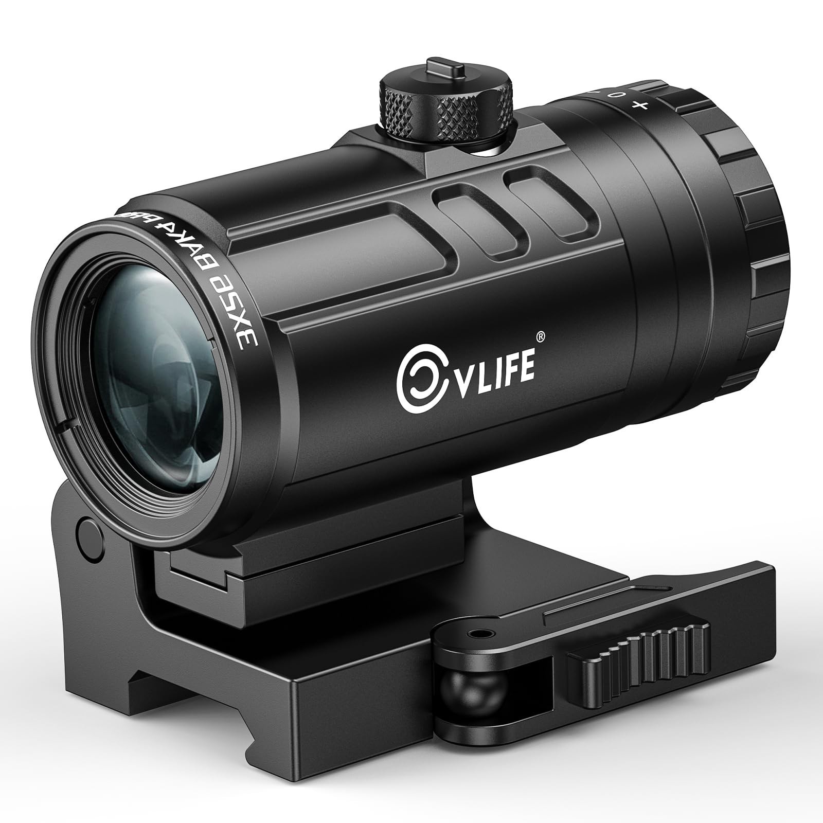 CVLIFE JackalHowl 3X Red Dot Magnifier with Flip to Side QD Mount | 2.95"Eye ...