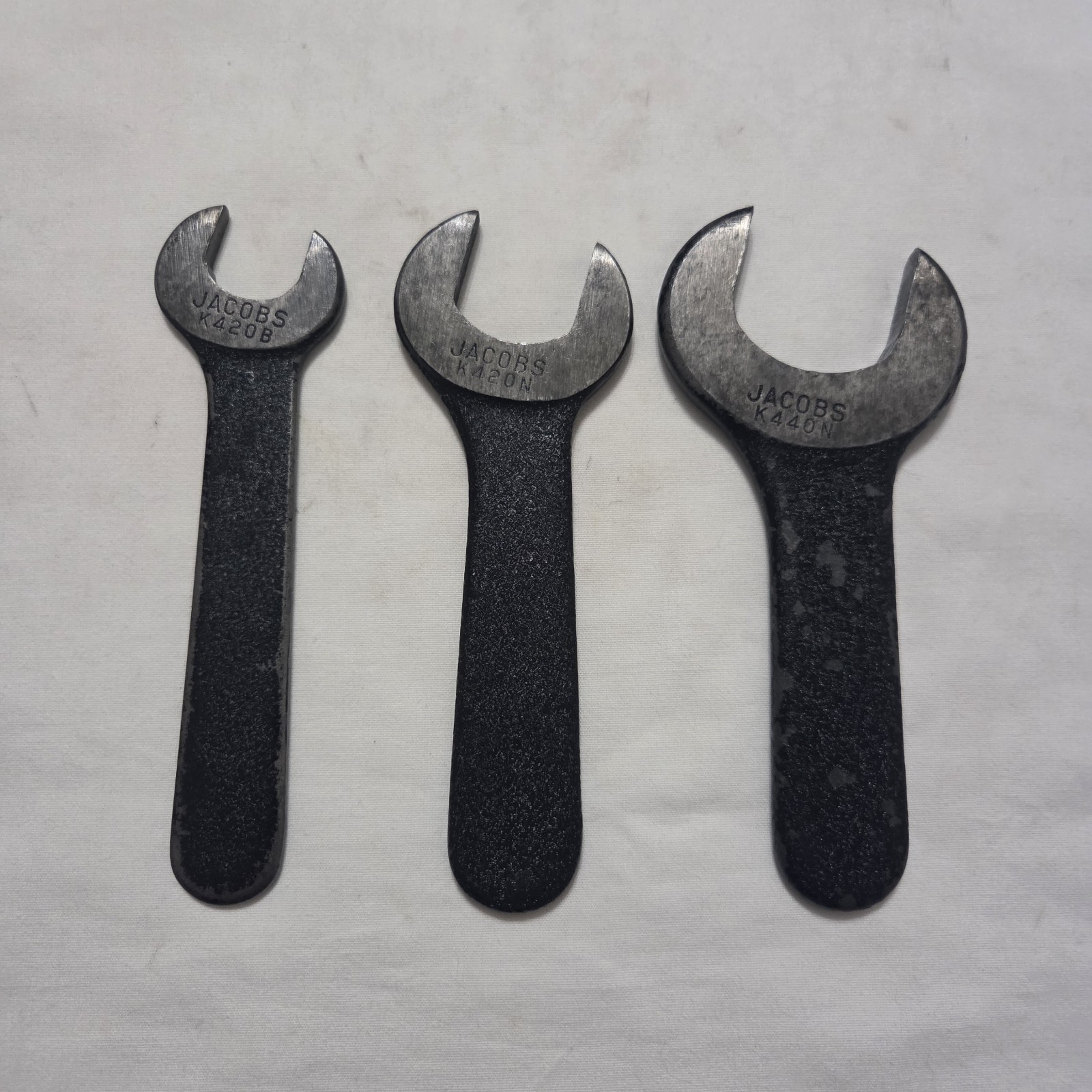 Lot of 3 Vtg Billings Jacobs Collet Machinist Wrenches - K420B, K420N, K440N