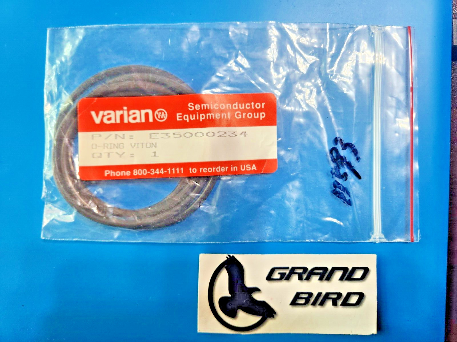 VARIAN E35000234 O-RING VITON, NEW