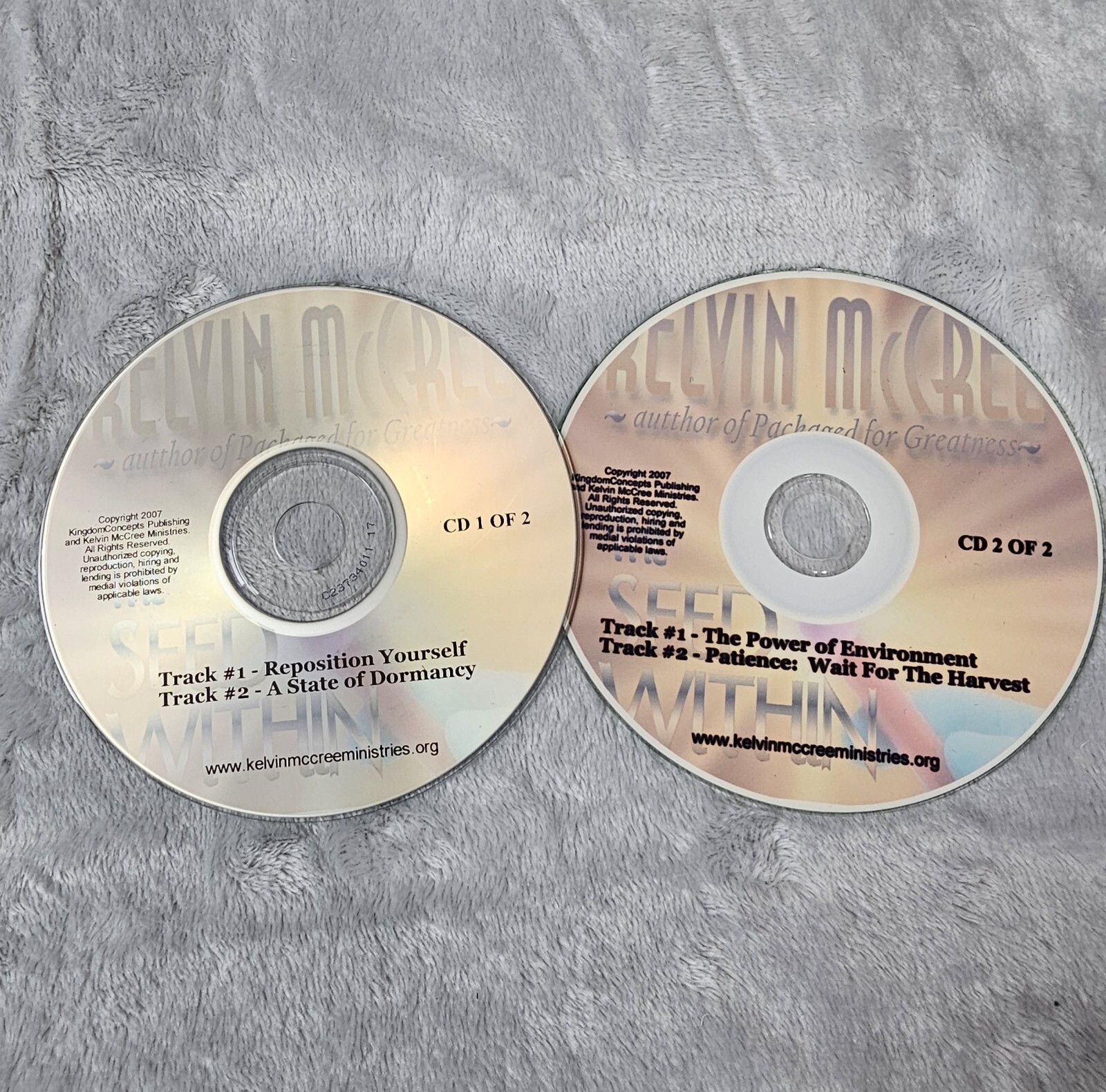 Dr Kelvin McCree Ministries The Seed Within 2 CD Set