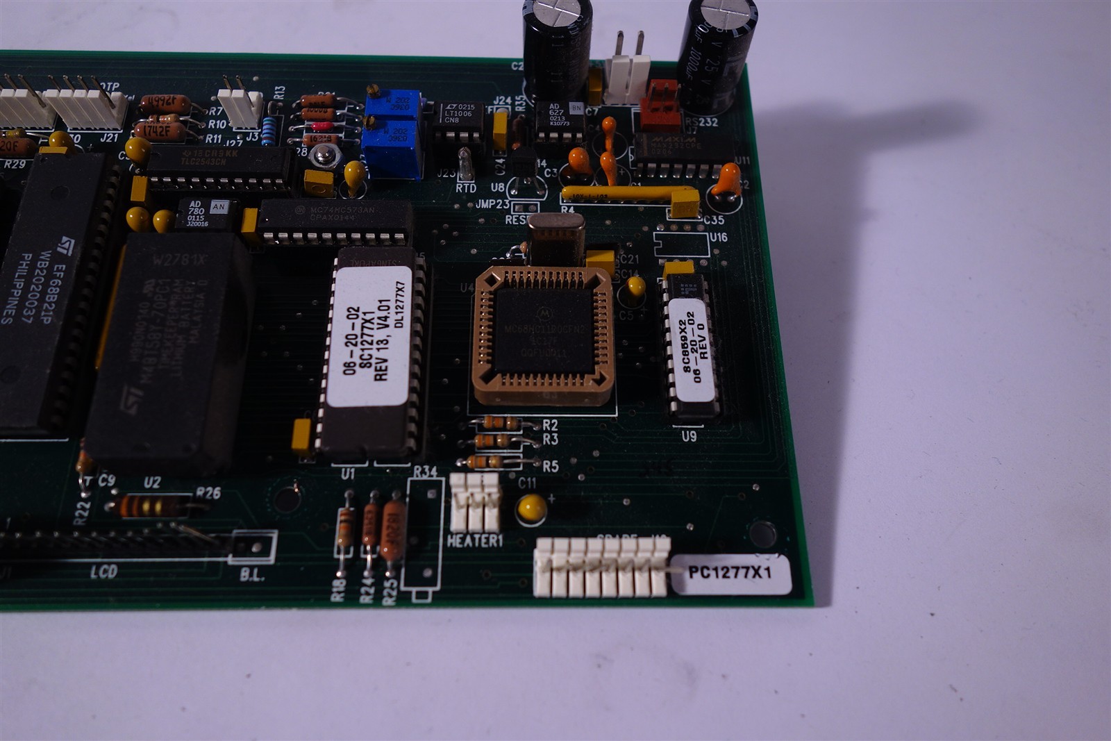 Barnstead Harvey ST75925 Autoclave PC1277X1 PCB / Main Logic Board.