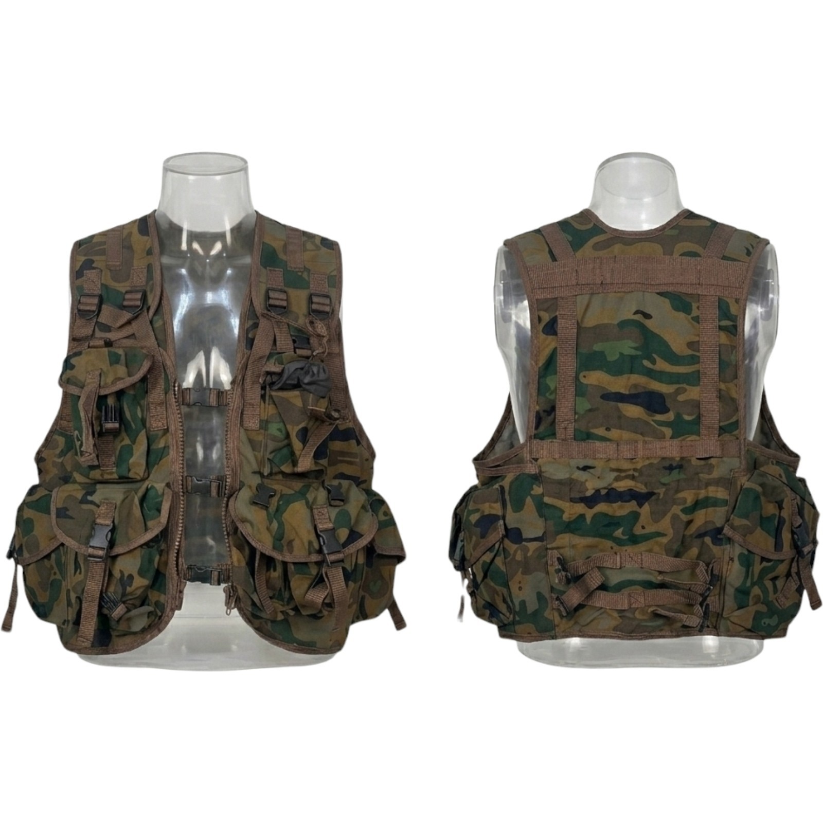 Tactical Vest Amoeba Pattern Camouflage Combat Load Bearing Army LBV Military