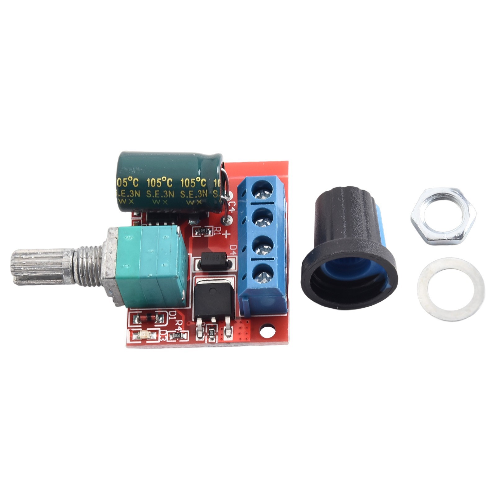 Advanced Control Switch for DC Motor Compact Design Adjustable Output
