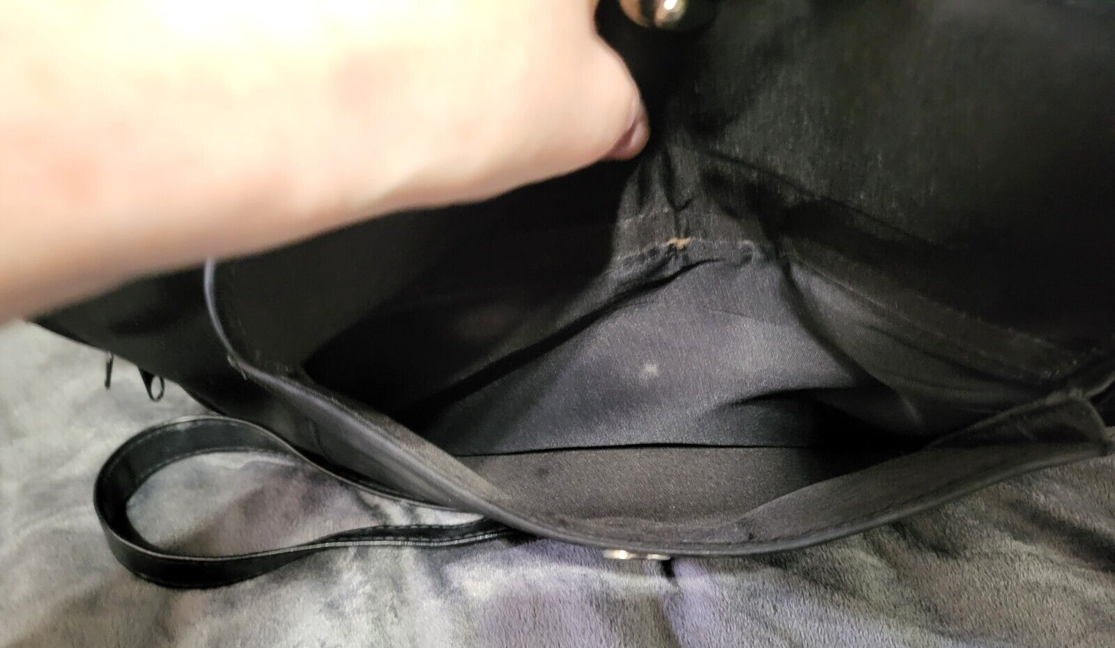 Black 14" Vinyl Laptop Bag