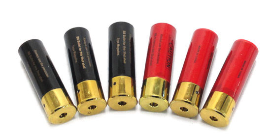 Double Eagle 30 BB M56 Tri-Shot PLASTIC Airsoft Shotgun Shell Set 6-PACK