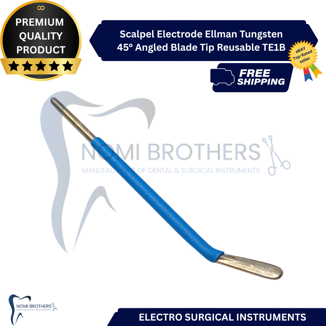 Ellman TE1B Tungsten Scalpel Electrode 45° Angled Tip Surgical Reusable