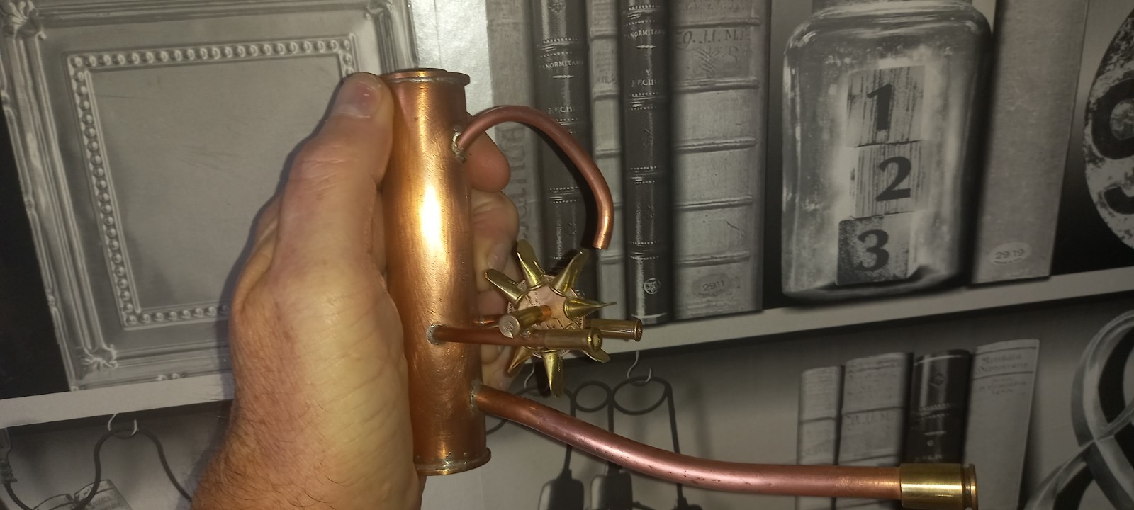 Prank Pipe Talcum Powder. Steampunk
