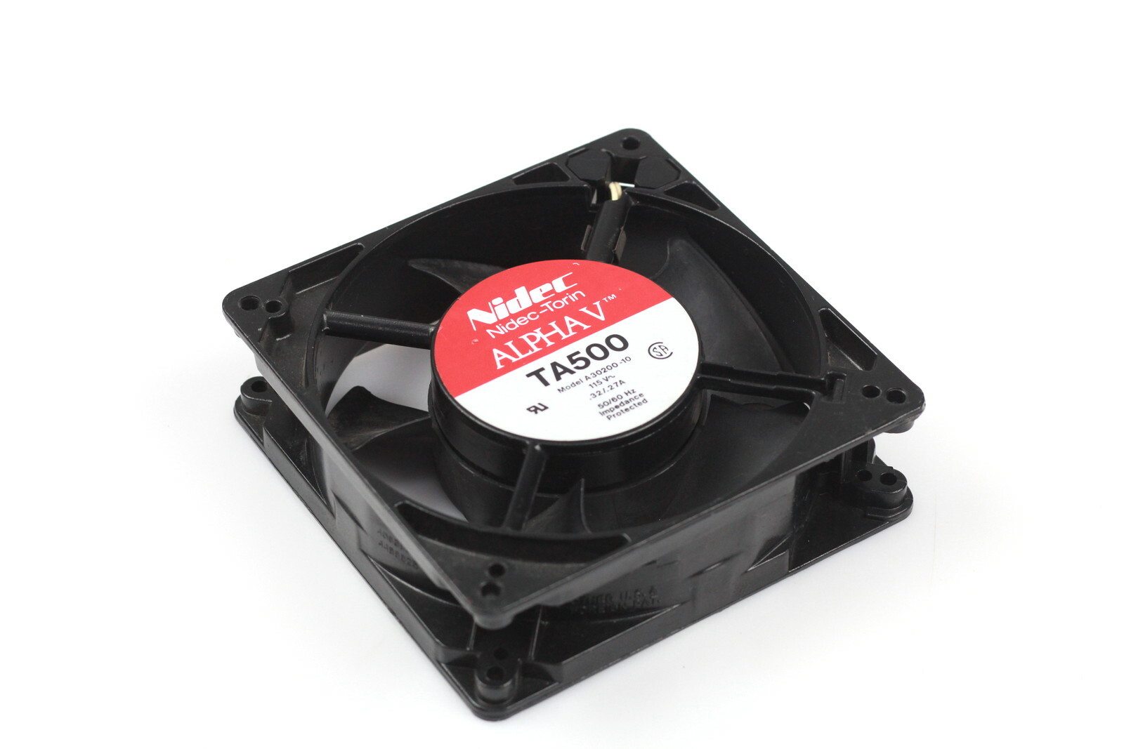 NIDEC TA500 A30200-10 / 930504 ALPHA V 115V 0.32/0.27A FAN UNIT