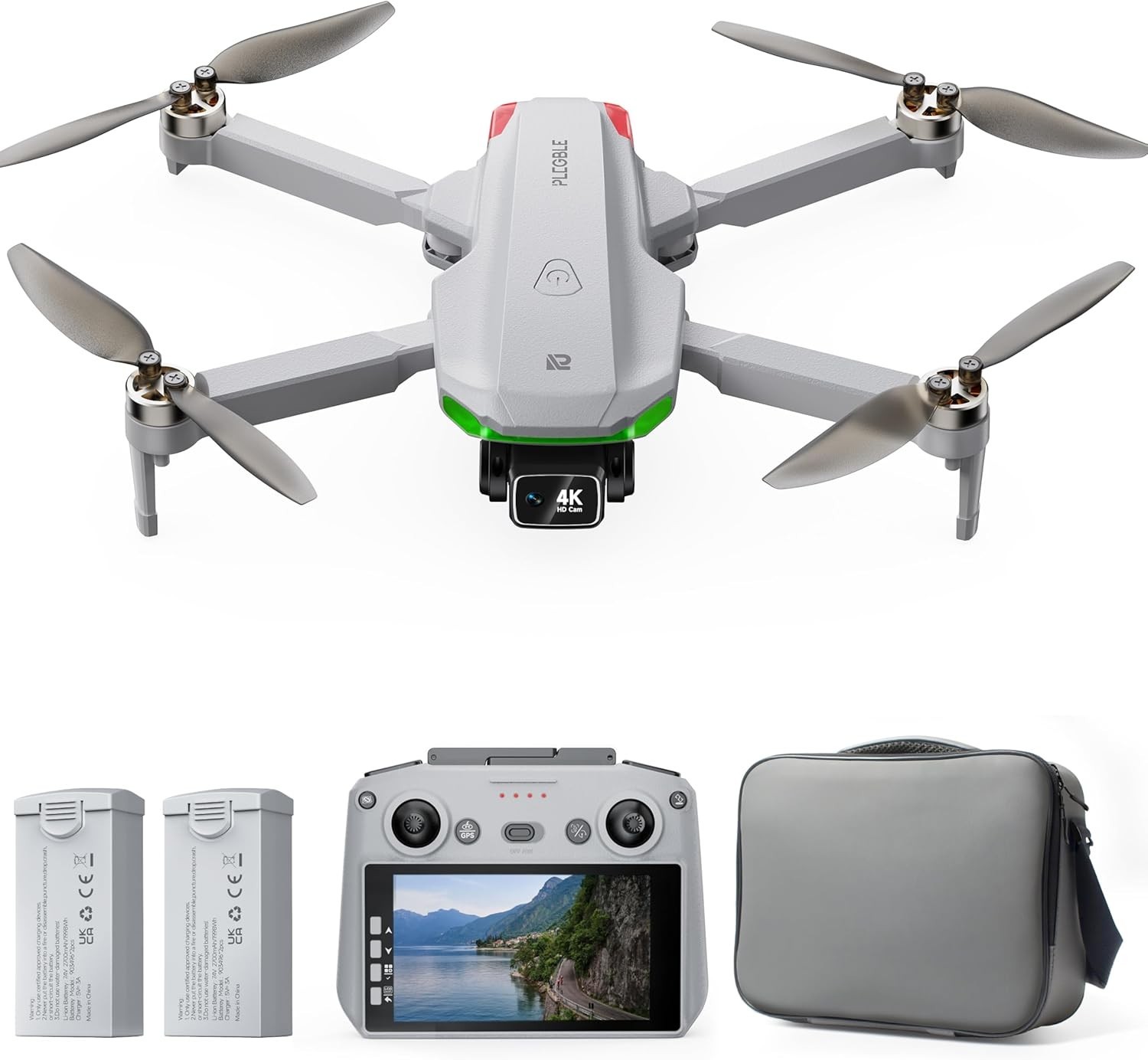 Drones with Camera for Adults 4K,GPS Drone with Controller Screen |EIS 4K Camera