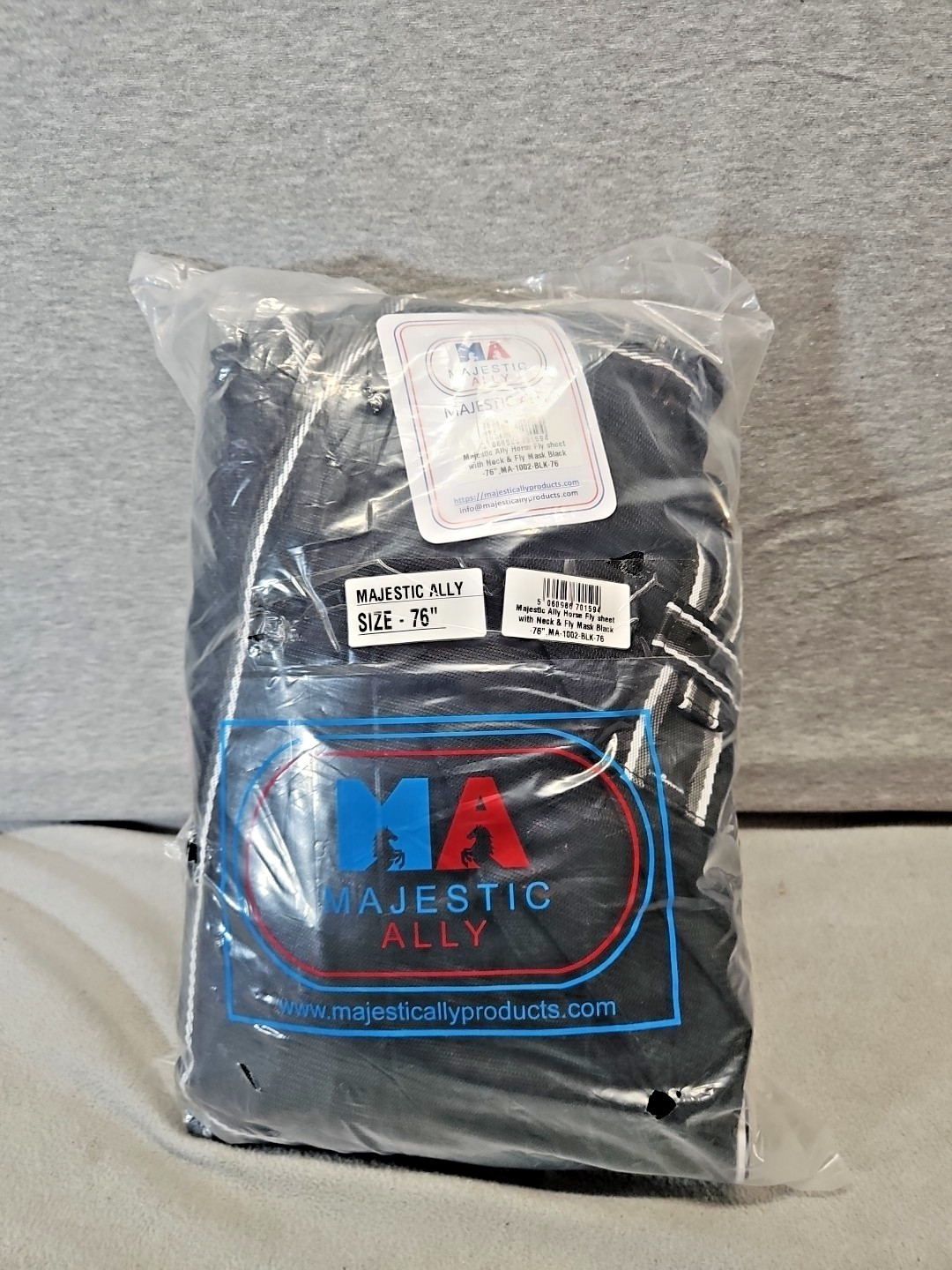 Majestic Ally Horse Fly Sheet With Neck And Mask 76" (C6)