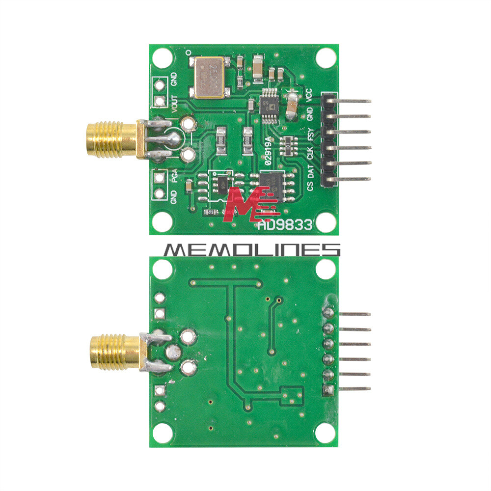 AD9833 Signal 0-12.5MHz Generator Module Square/Triangle/Sine Wave DDS Board
