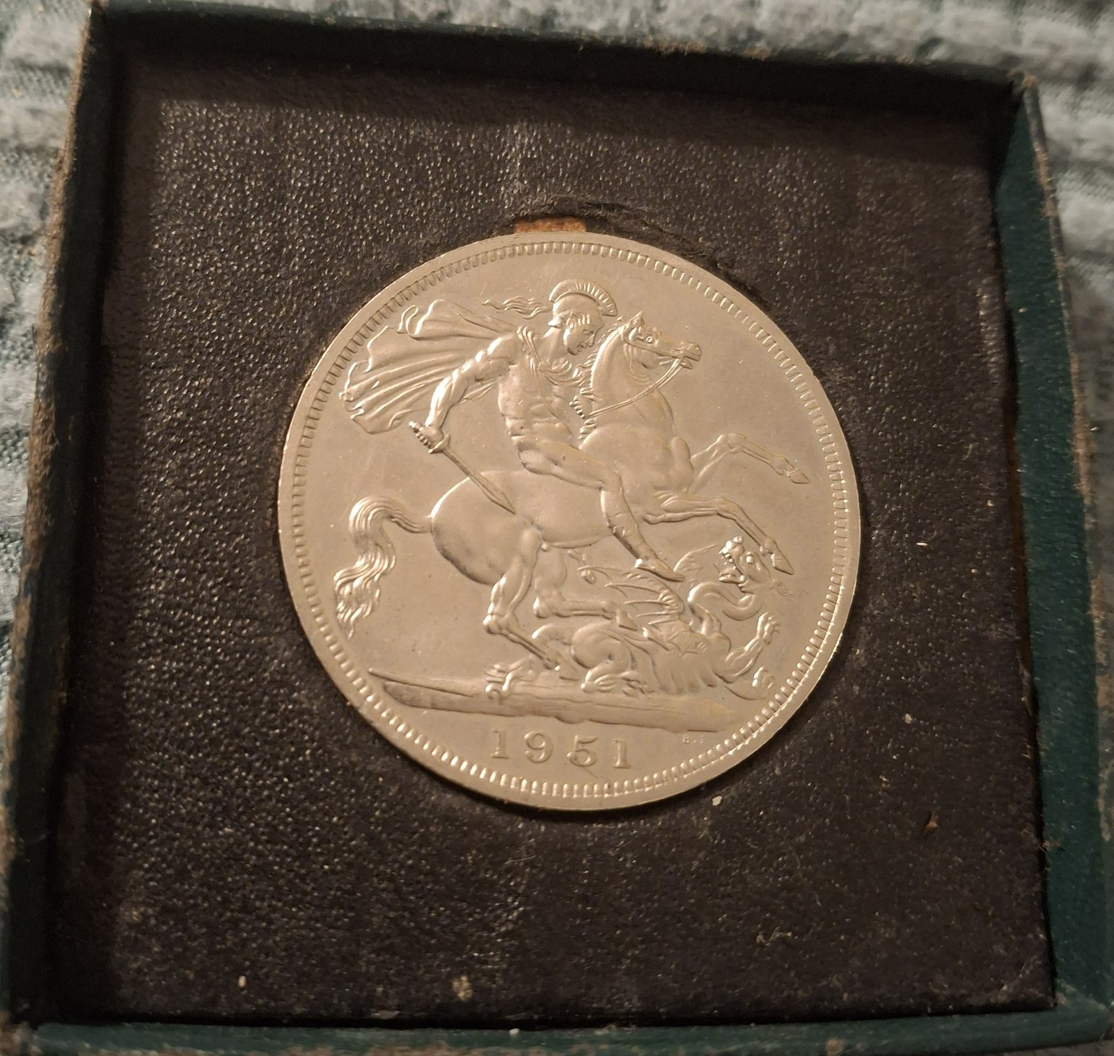 1951 Festival of Britain coin -Immaculate condition with Cert in original case