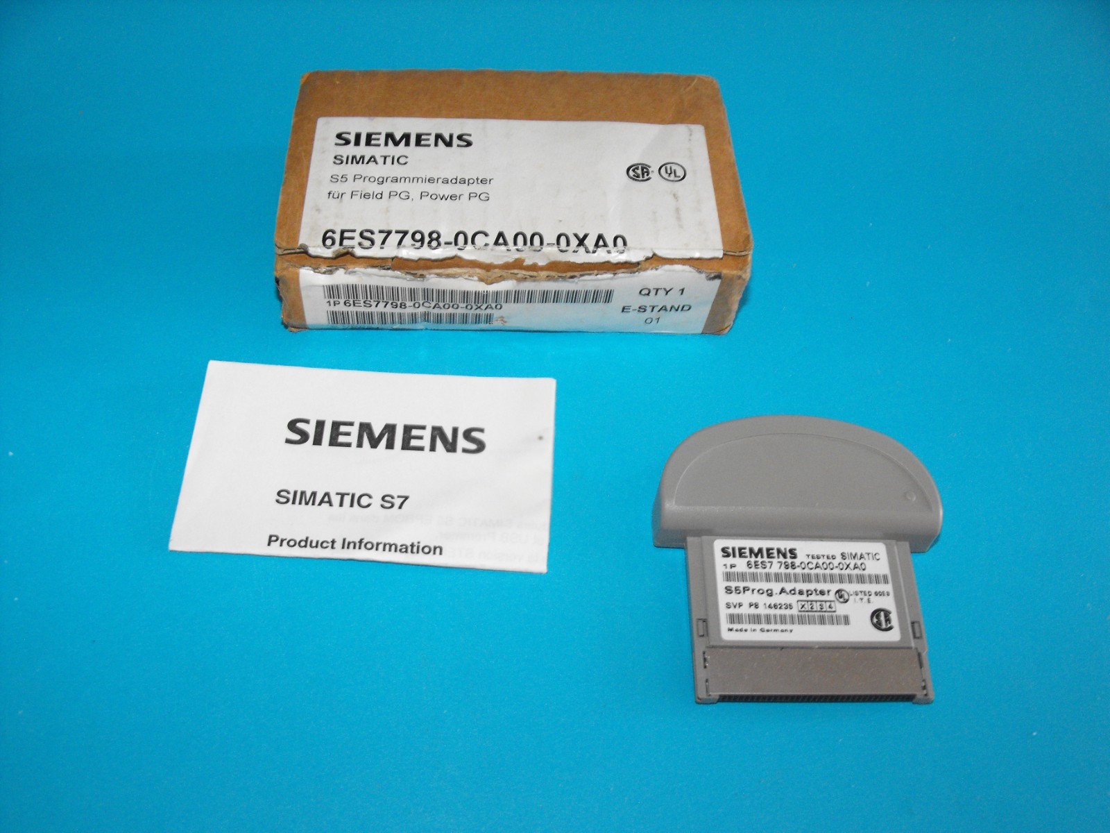 Siemens 6ES7798-0CA00-0XA0.Simatic S5 Programming Adapter.NEW