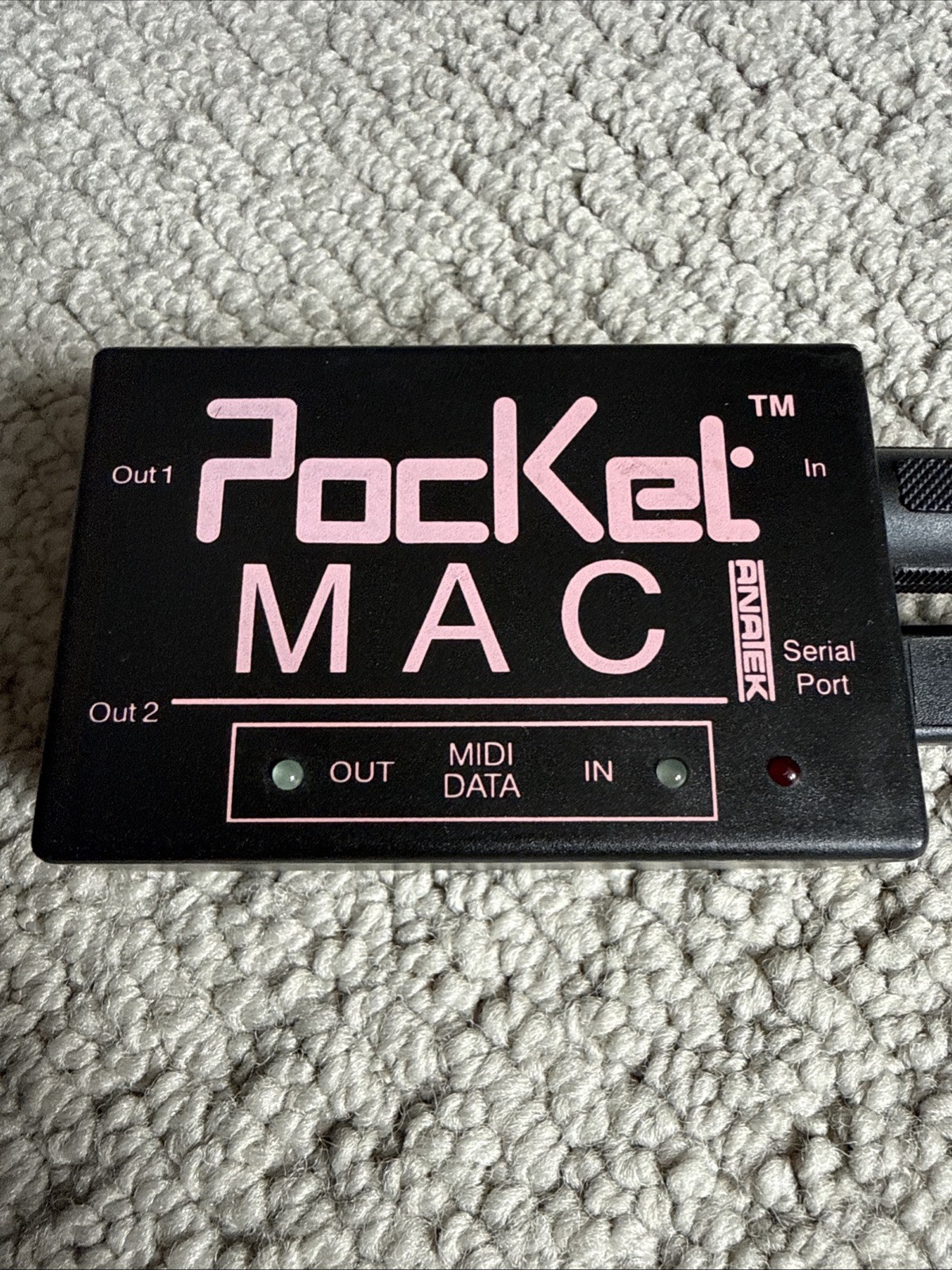 Anatek Pocket MAC 1990 Microcircuits Midi with Cables Tested and Working
