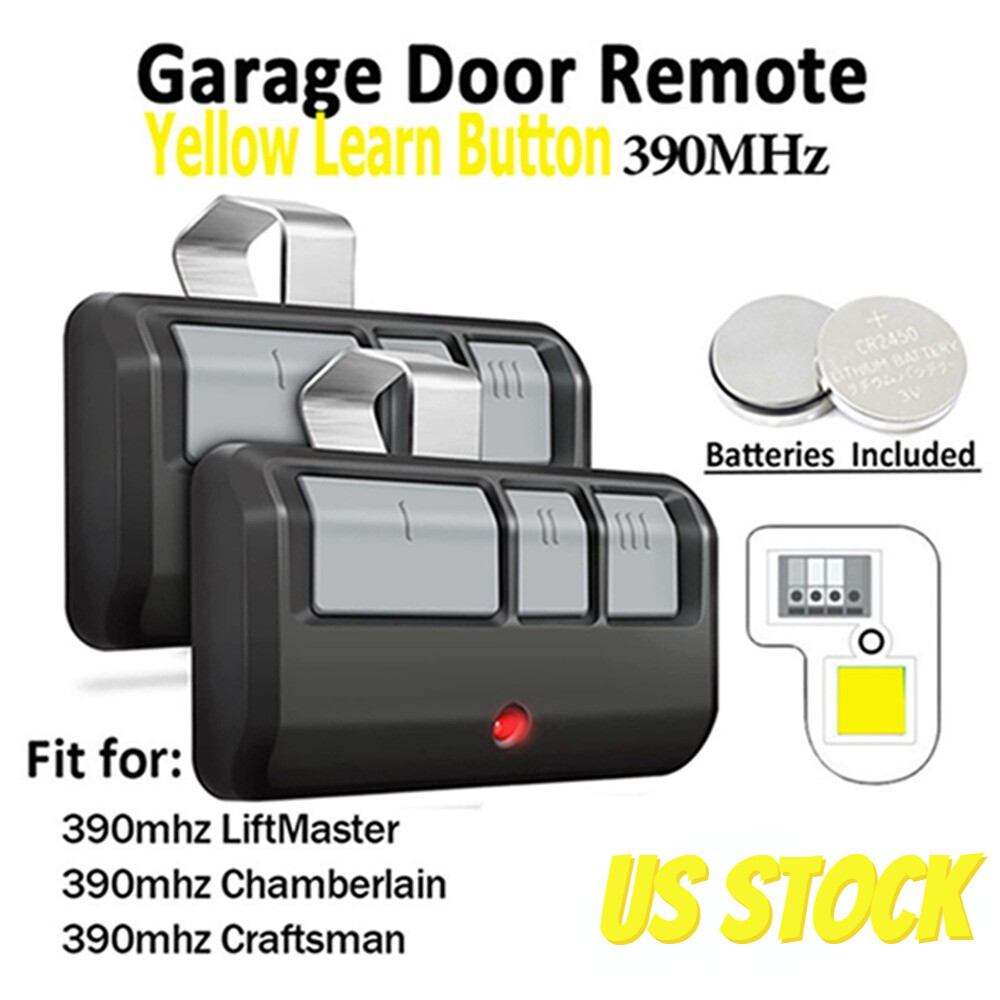 For Sears Craftsman 41a7633 Garage Door Remote Works Only Yellow Smart Button US