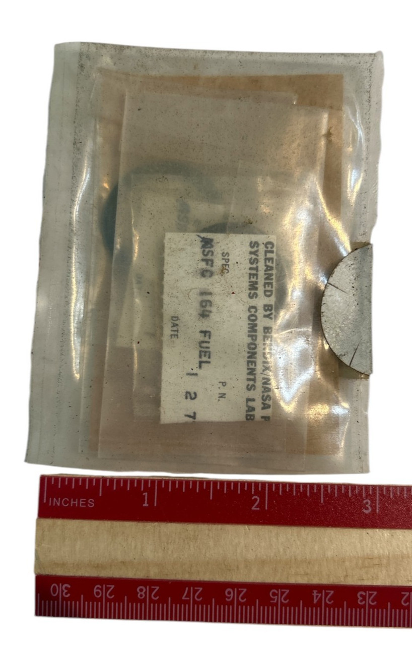 JAN 2 1973 APOLLO NASA SPACE PROGRAM O RINGS (2) SEALED IN ORIGINAL PACKAGE B