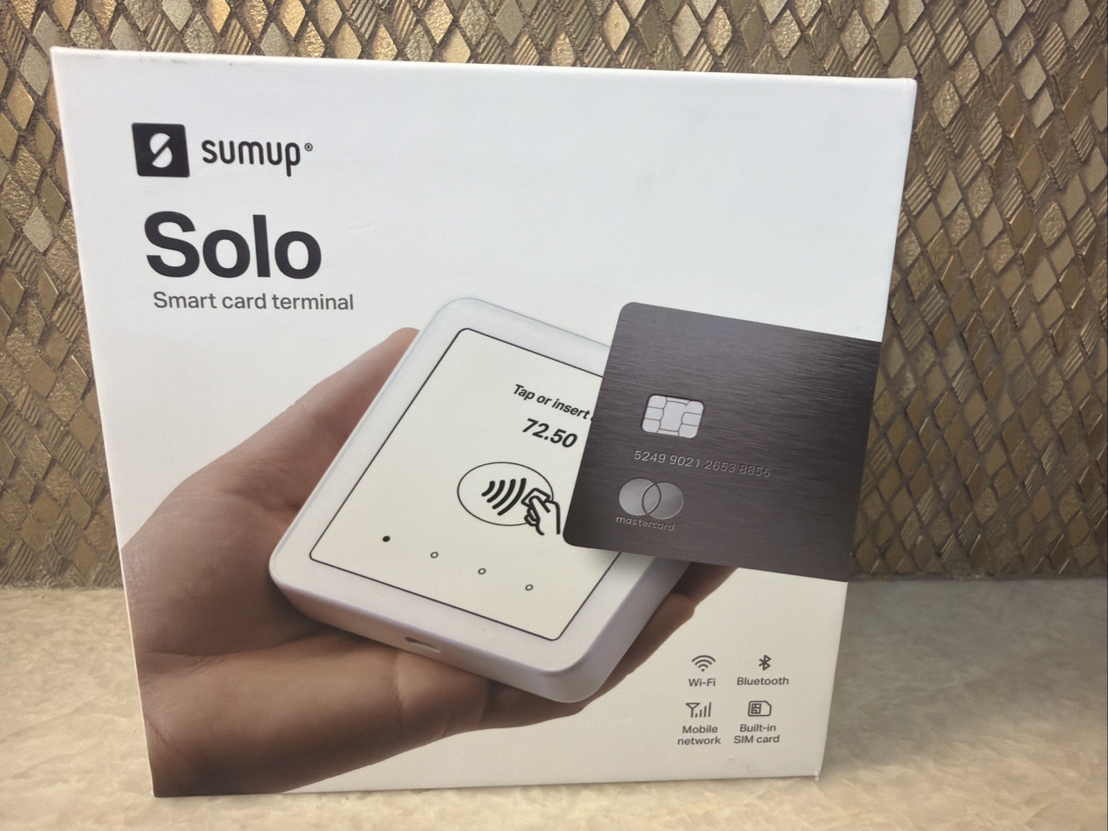 Sumup Solo Mobile Wi-Fi Smart Card Terminal Reader White