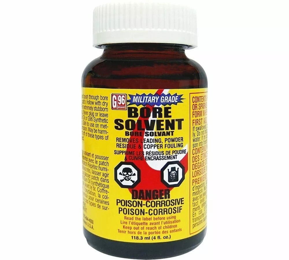 G96 Miltary Grade Firearm Bore Cleaner Solvent Rust Resistant 4 oz - 1108