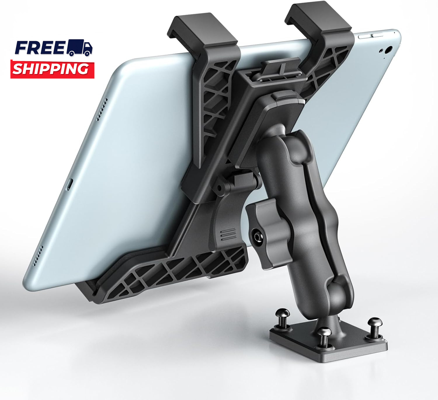 Tablet Holder for Truck Heavy Duty Drill Base Tablet Car Mount for Ipad Mini