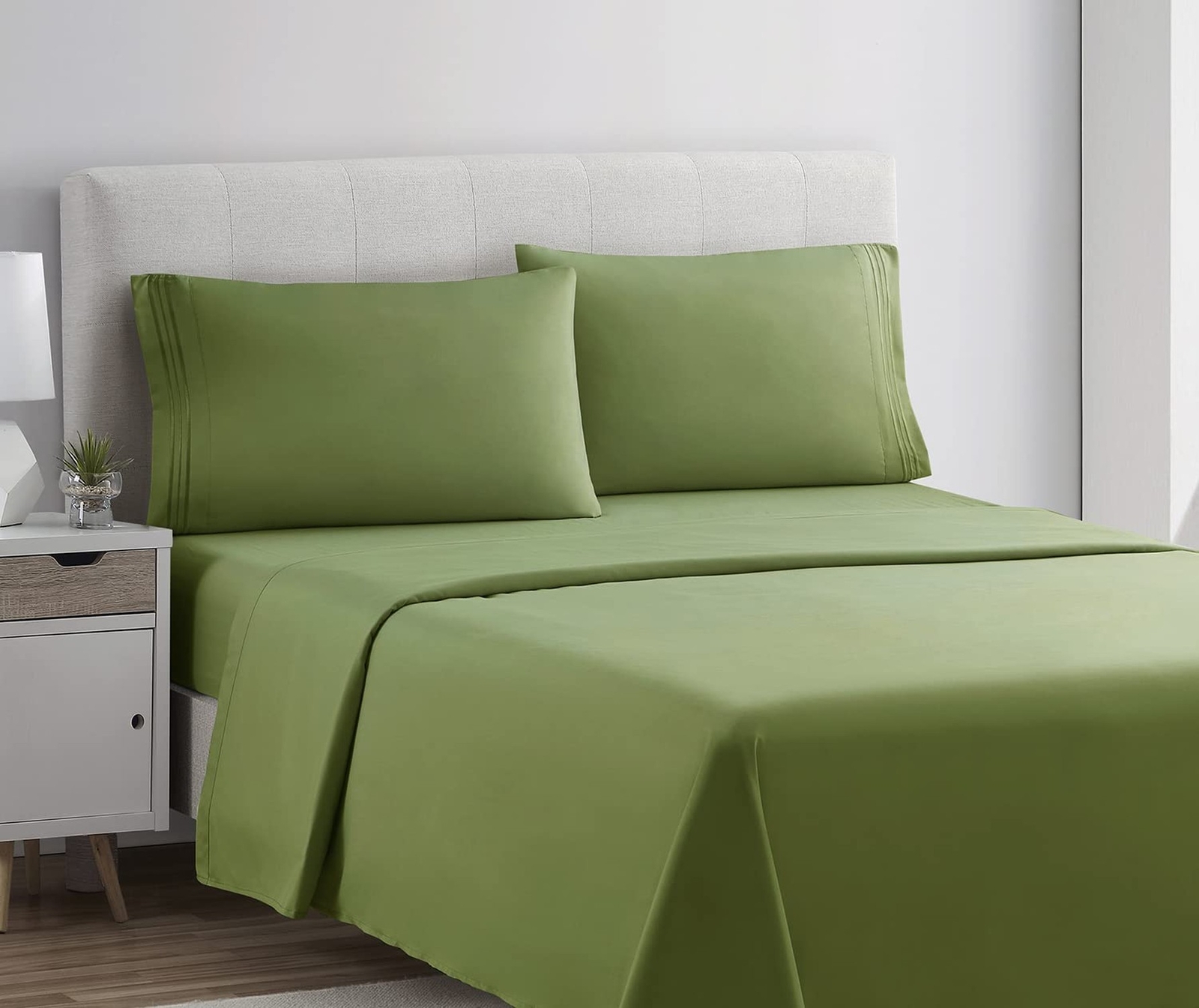Clara Clark Queen Sheets Set, Deep Pocket Bed Sheets for Queen Size Bed - 4 P...