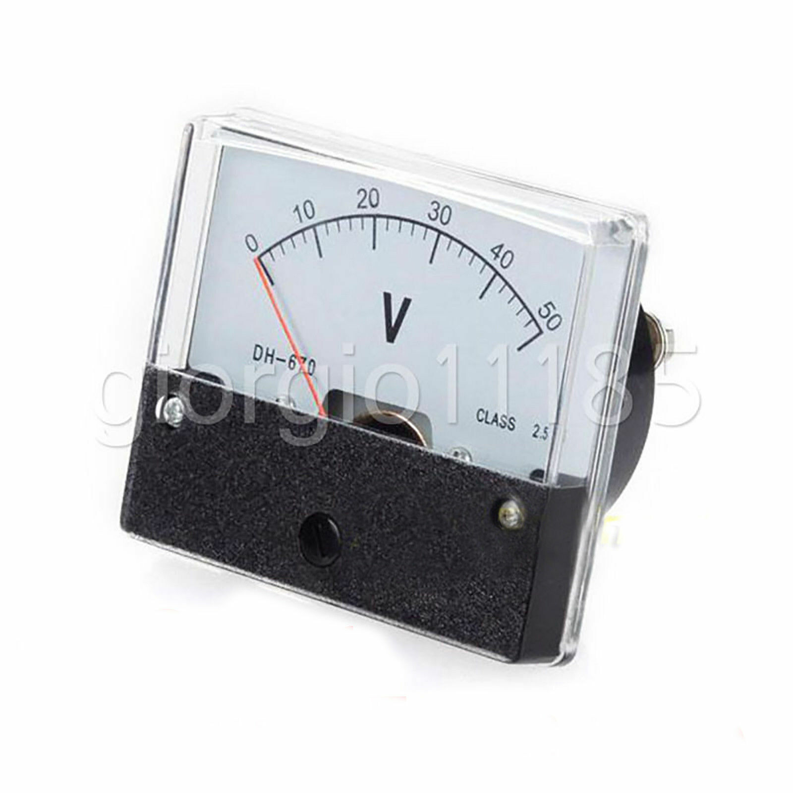 NEW 0-50V Analog V Volt Voltage Panel meter