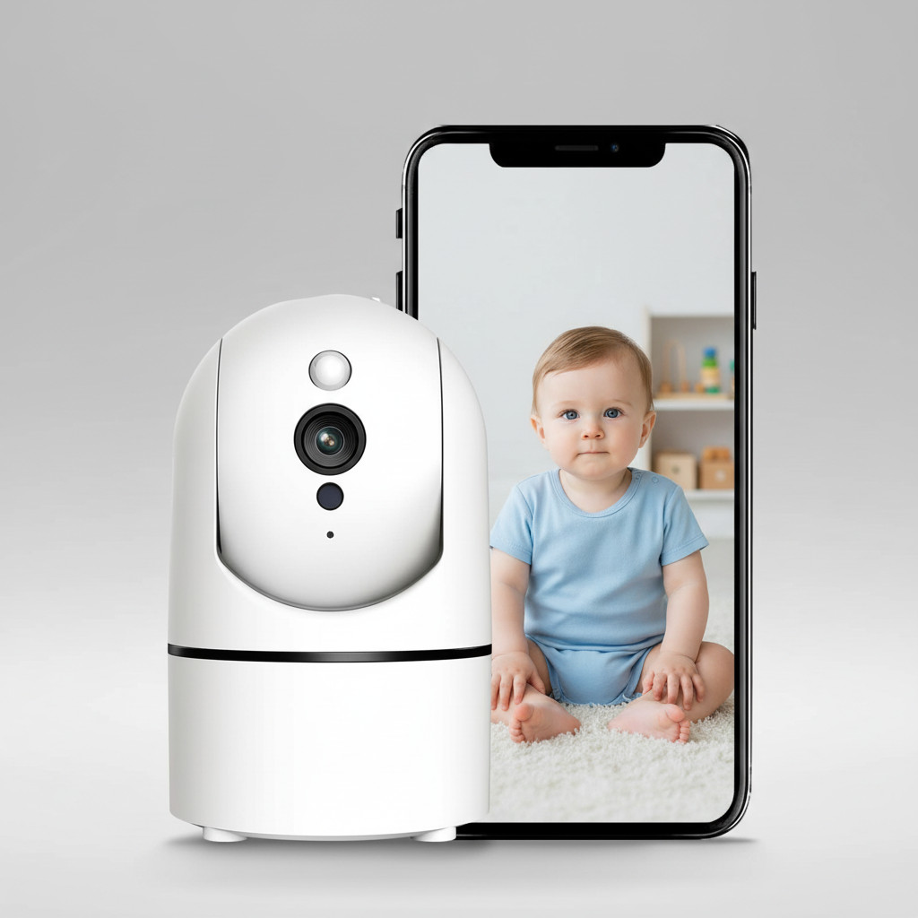 RASOQ 1080P HD Indoor Wi-Fi Security Camera
