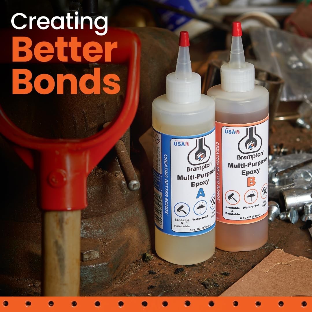 Multi-Purpose Epoxy, Quick 30-Minute Set, Waterproof 2-Part Epoxy Glue Kit