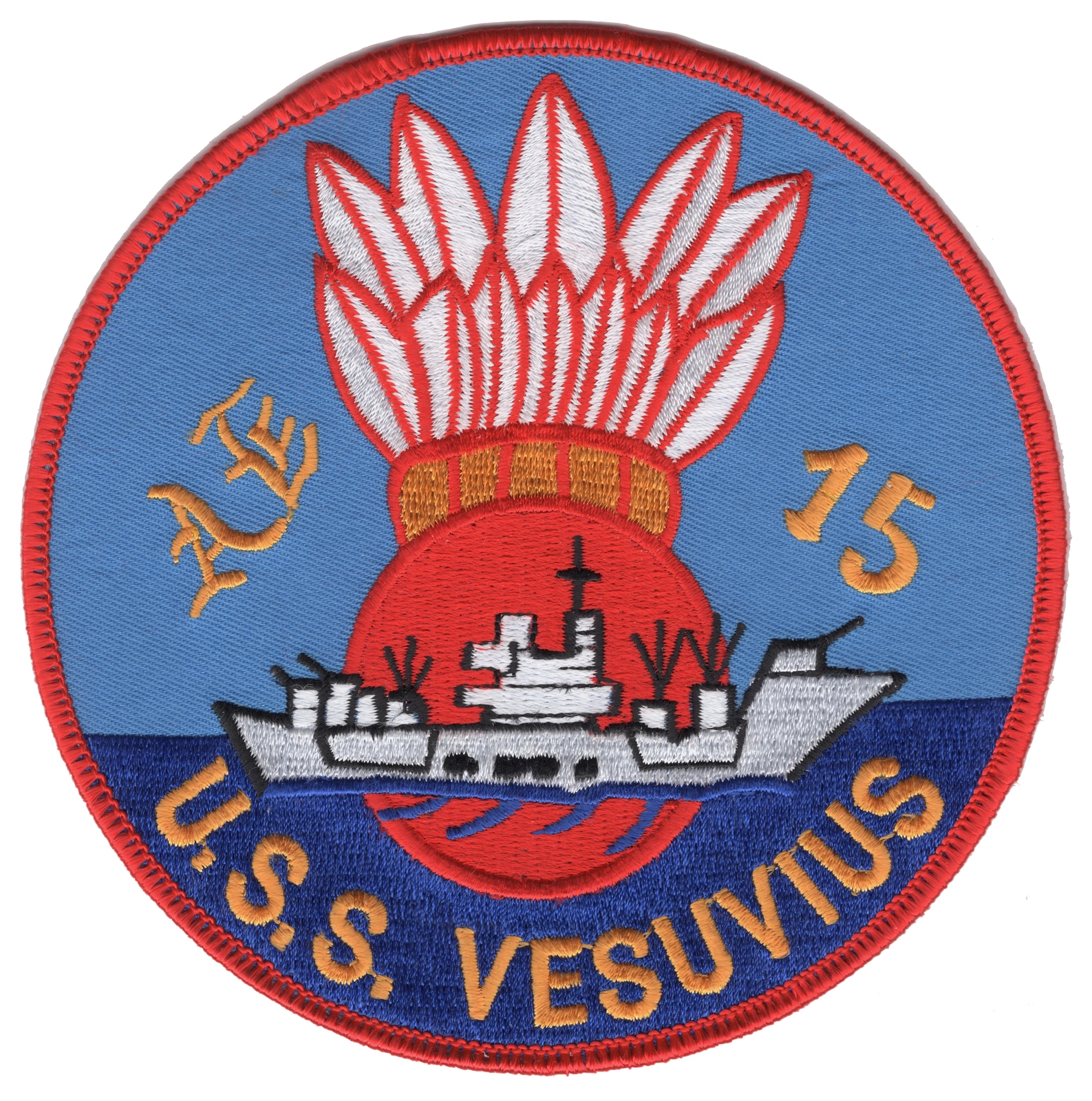 AE-15 USS Vesuvius Patch - A Version