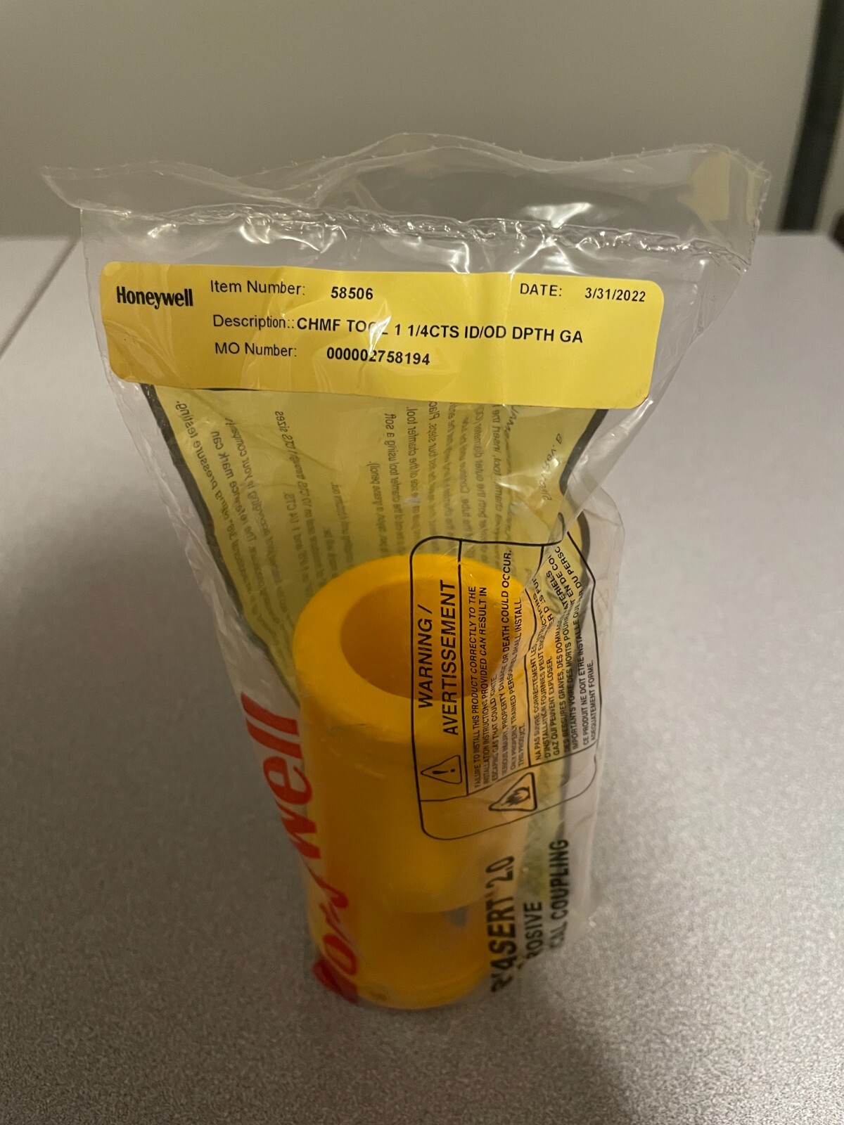 Honeywell / Elster  2.0 Chamfer Tool 1-1/4 Inch CTS  58506