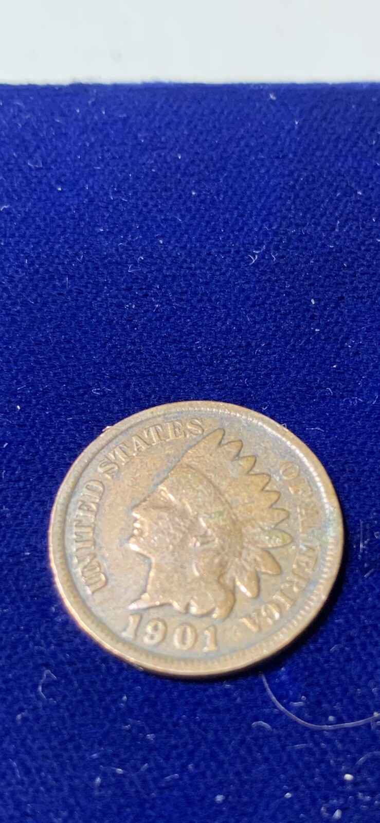 Coins. 1901 Indian head One Cent