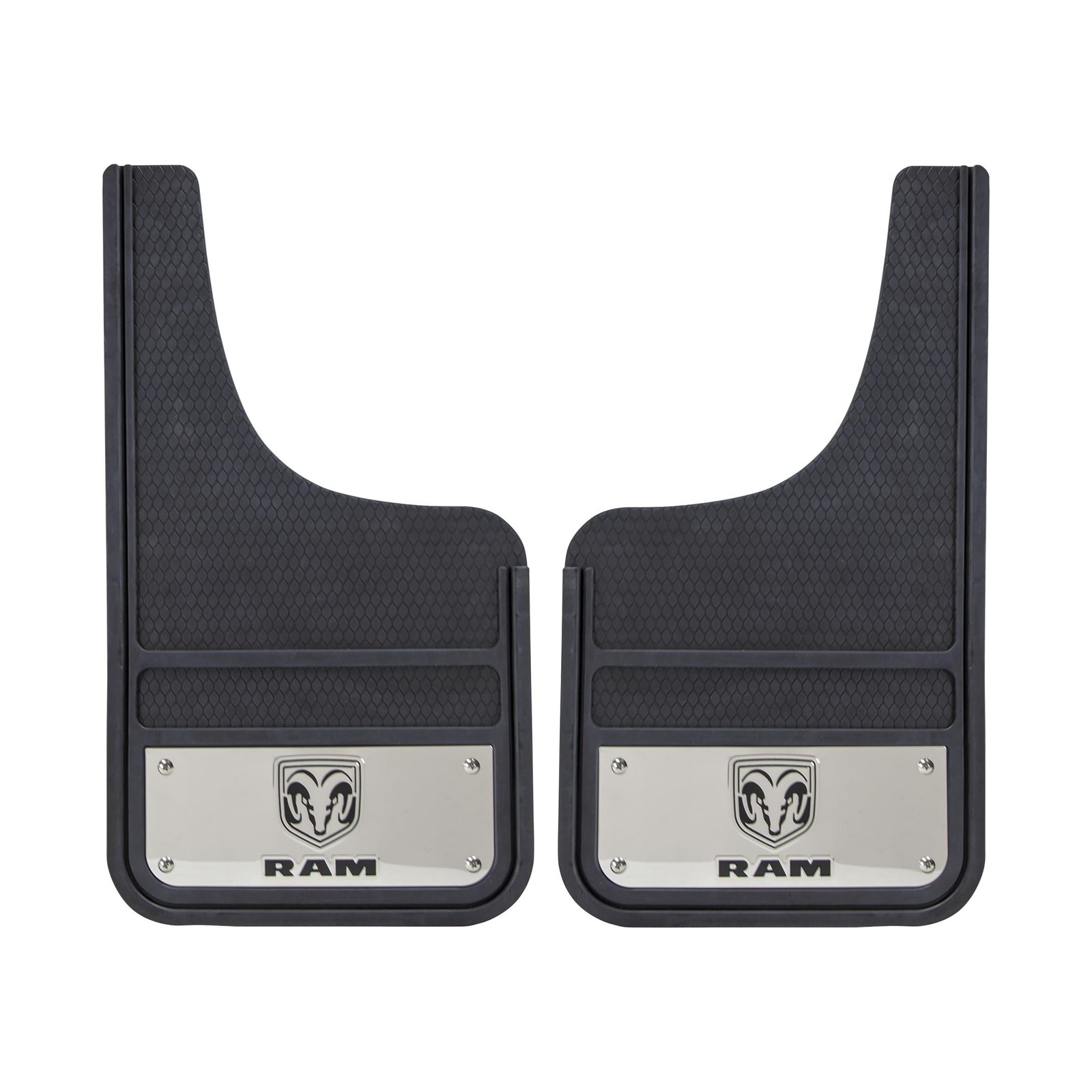 Plasticolor Ram Heavy Duty Front 12 X 23 Mud Guards, 12" x 23" Front Mud Guar...