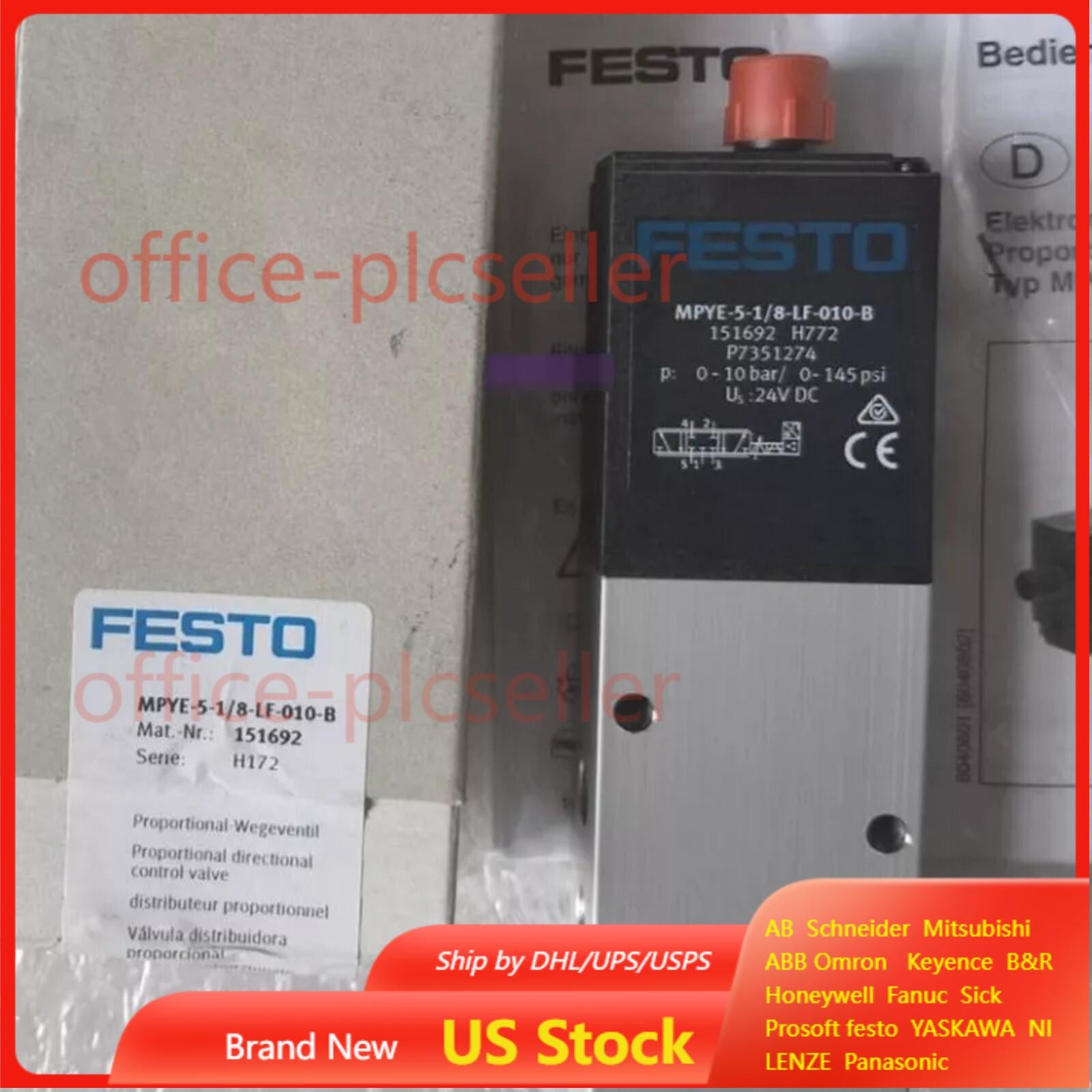 NEW FESTO 151692 MPYE-5-1/8-LF-010-B Proportional Valve