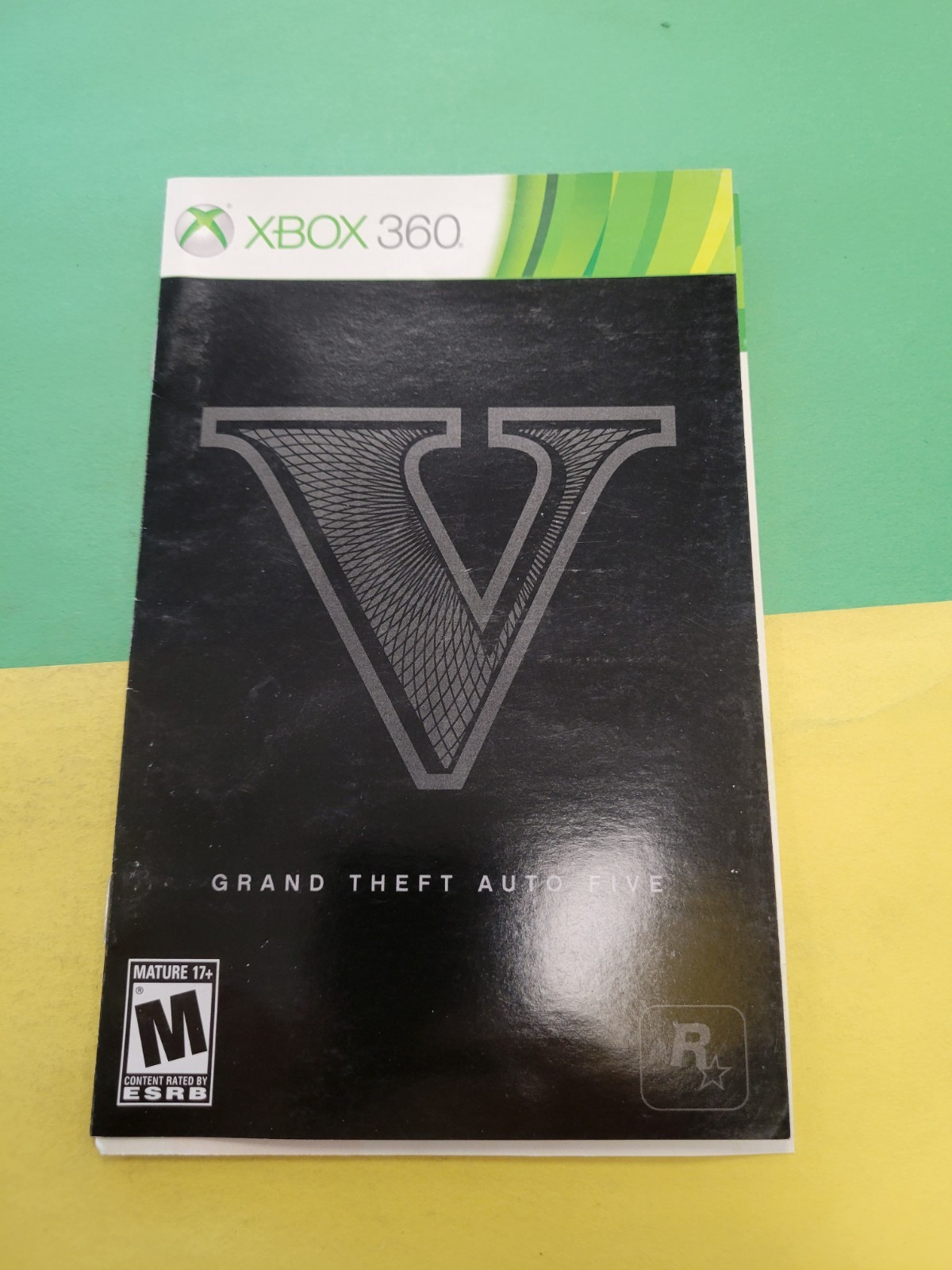 (Manual Only) Grand Theft Auto V Microsoft Xbox 360 Authentic
