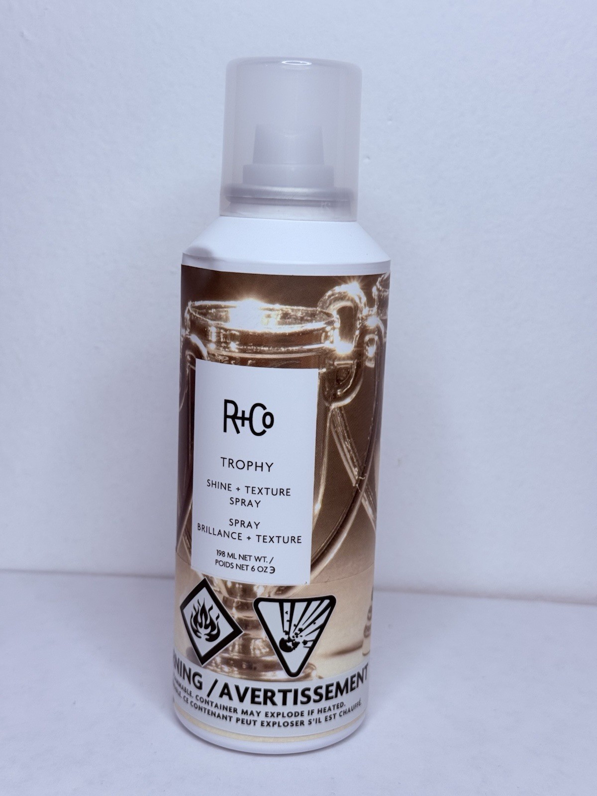 R+Co Trophy  Shine Texture Spray  Brillance 6oz New