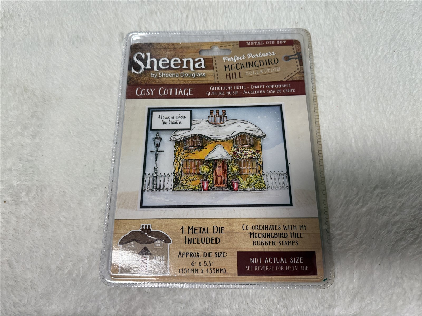 SHEENA DOUGLASS METAL DIE SET COSY COTTAGE MOCKINGBIRD HILL COLLECTION