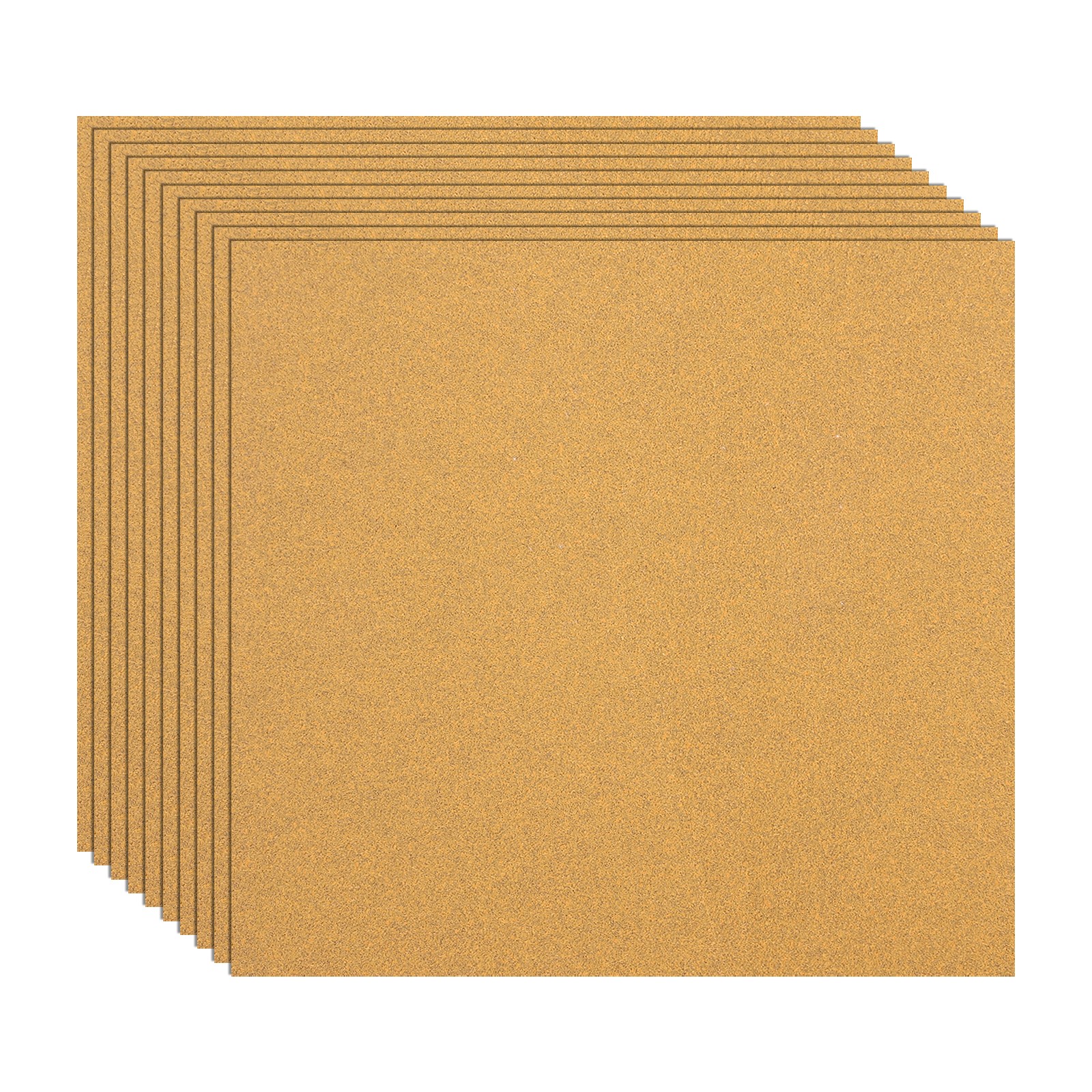 10 Pack 4.2" x 4.5" Sandpaper, 120 Grit Sand Paper for Wood Furniture Floor