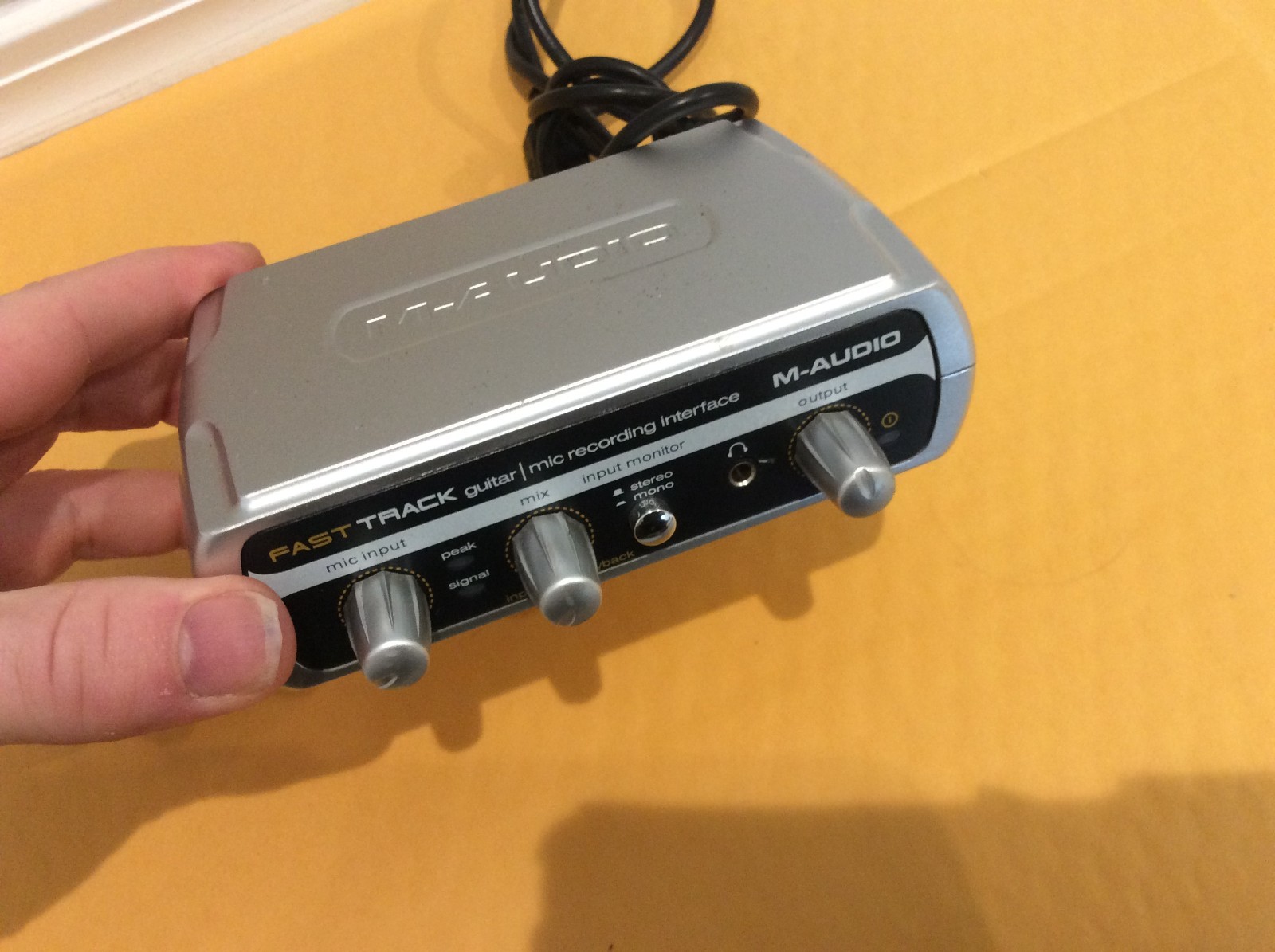 M-Audio Fast Track USB Guitar Mic Recording Audio Interface - Unit Only
