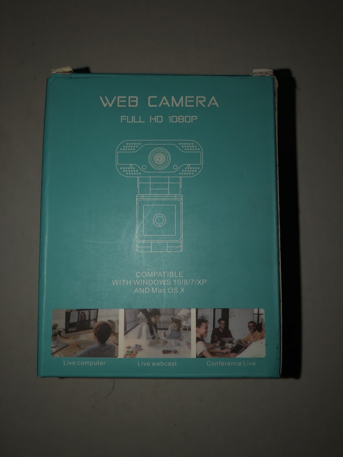 Web Camera 1080P FULL HD Compatible With Windows 10/8/7/XP And Mac OS X Openbox