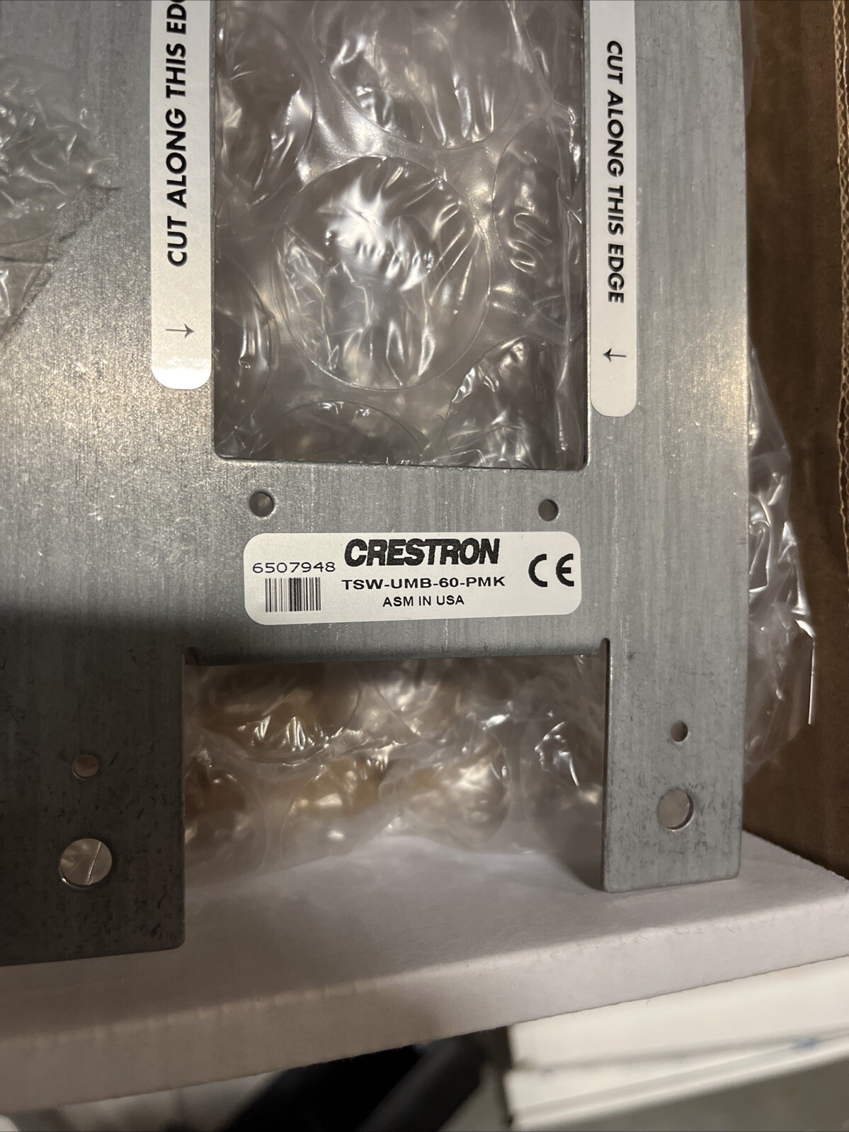 Crestron Preconstruction Mounting Kit for TSW-UMB-60 (TSW-UMB-60-PMK)
