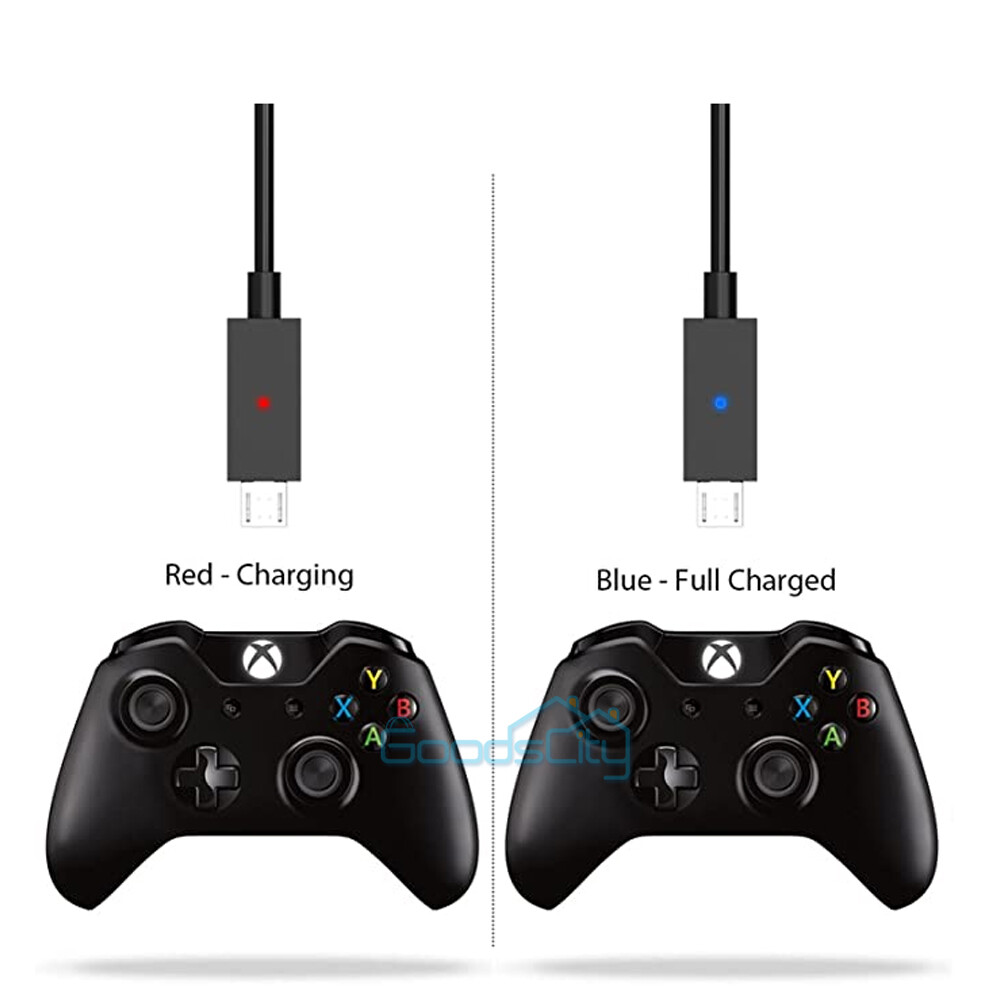 USB Rechargeable Battery Pack For XBox One Controller & Charger Cable Kit