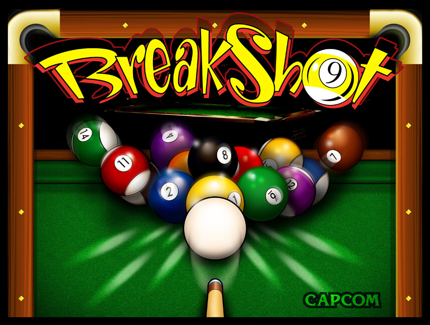 Breakshot Pinball Alternate Translite w/Speaker Panel decal HIGHEST QUALITY RES!