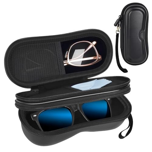Double Sunglasses Case Eyeglasses Organizer, Eye Glass Storage Holder,